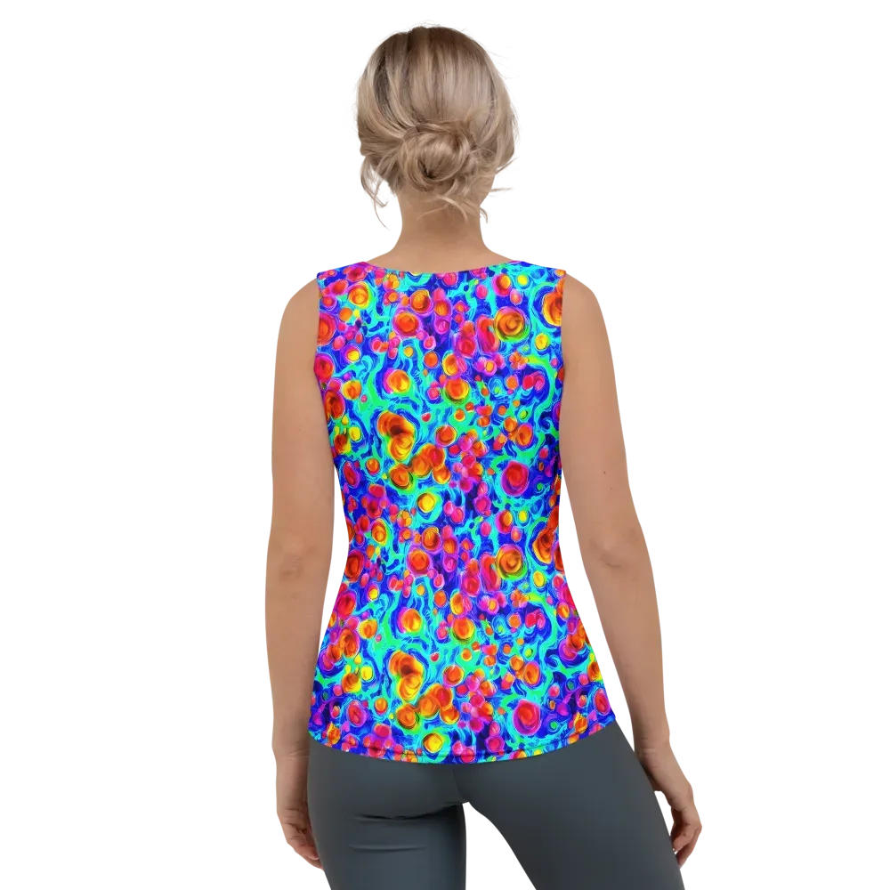 Molten Confetti on Women's Tank Top — Back