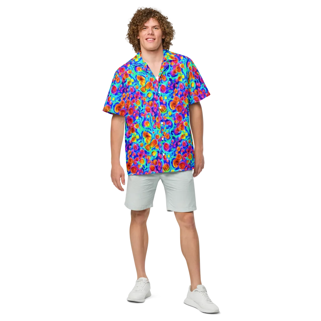 Molten Confetti on Button Shirt — Front