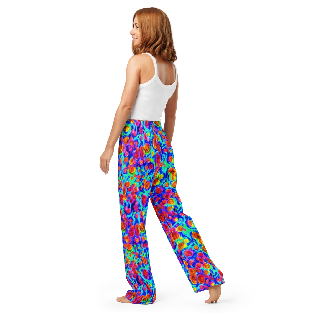 Molten Confetti on Women's Pajama Pants — Back