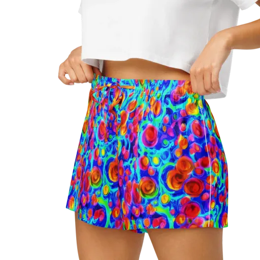 Molten Confetti on a Women's Pajama Shorts