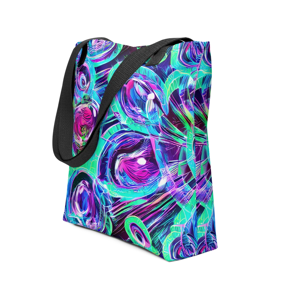 Digital Tidal Wave on Tote Bag — Front