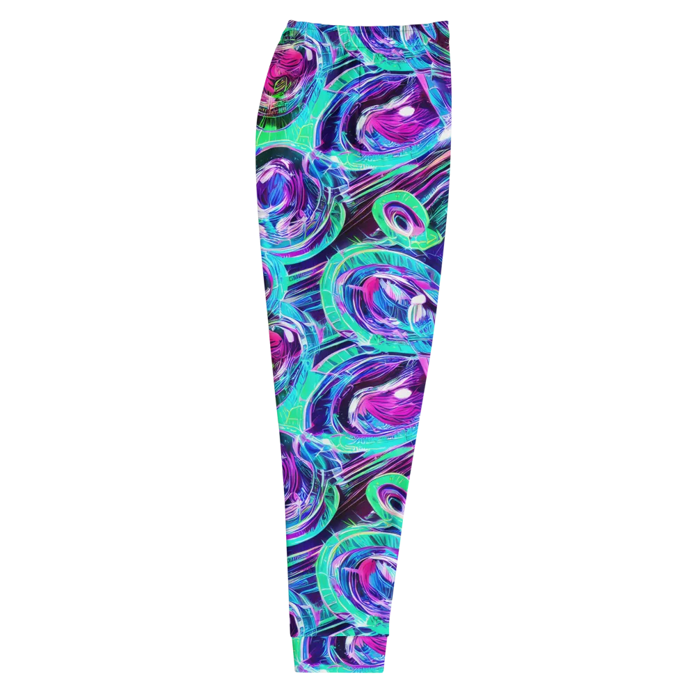 Digital Tidal Wave on Men's Joggers — Right