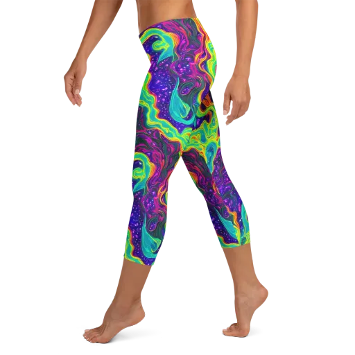 Infinite Ink on a Capri Leggings