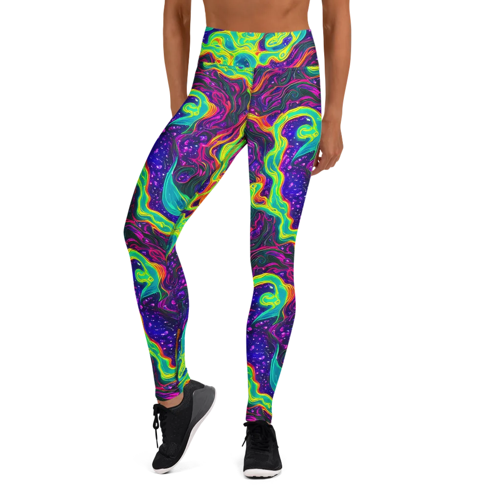 Infinite Ink on Yoga Leggings — Front