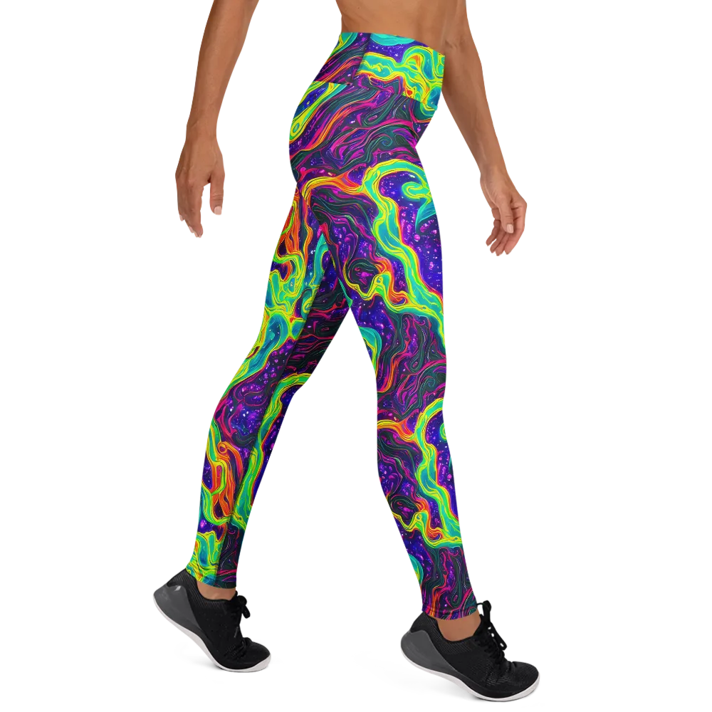 Infinite Ink on Yoga Leggings — Right