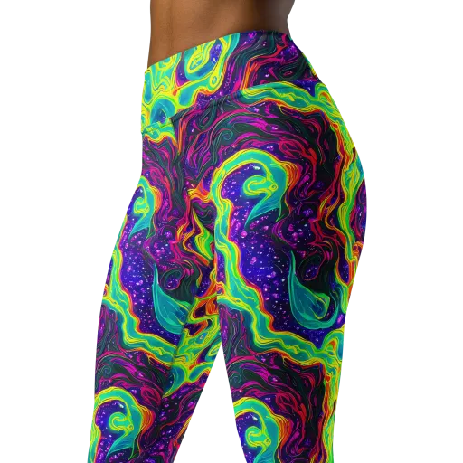 Infinite Ink on a Yoga Leggings