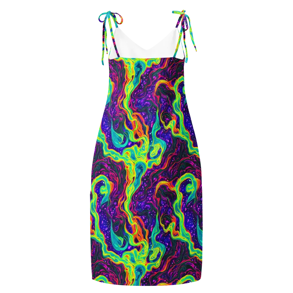 Infinite Ink on Slip Dress — Back