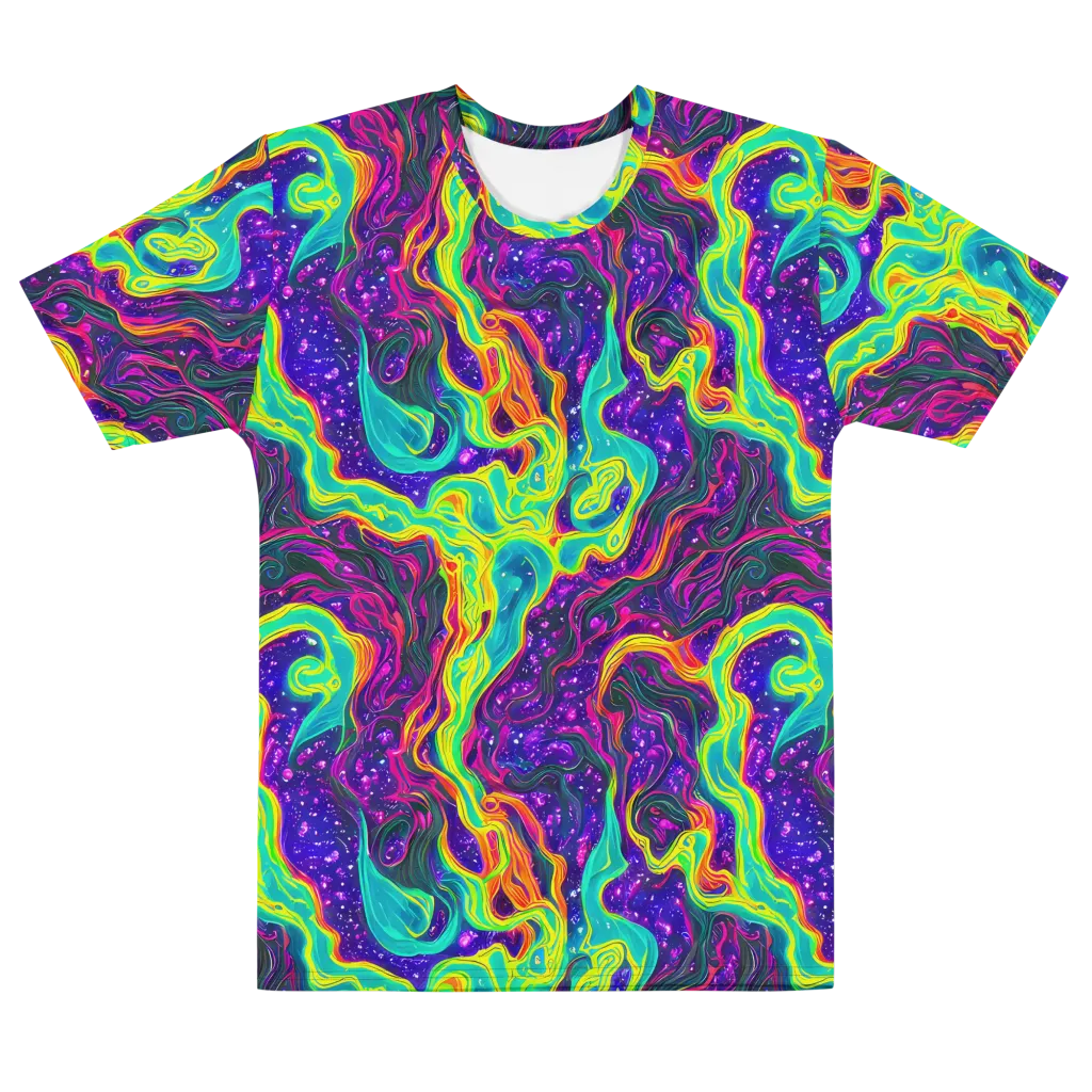Infinite Ink on Men's Cotton Crew Neck T-Shirt — Front