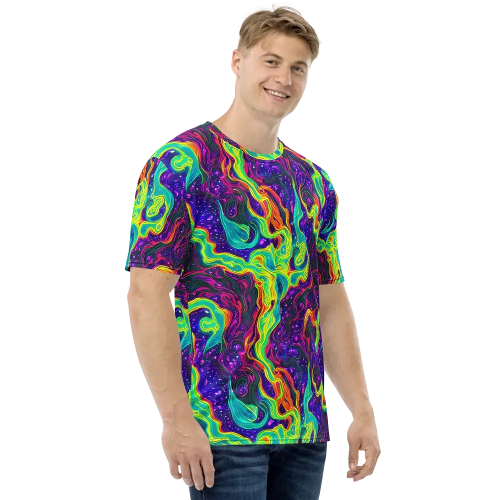 Infinite Ink on Men's Crew Neck T-Shirt — Right