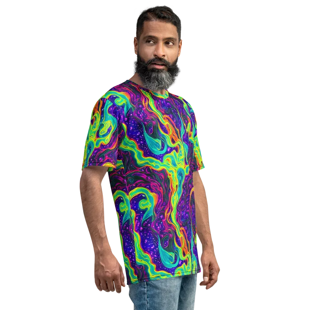 Infinite Ink on Men's Crew Neck T-Shirt — Right