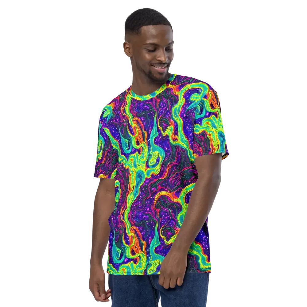 Infinite Ink on Men's Crew Neck T-Shirt — Left