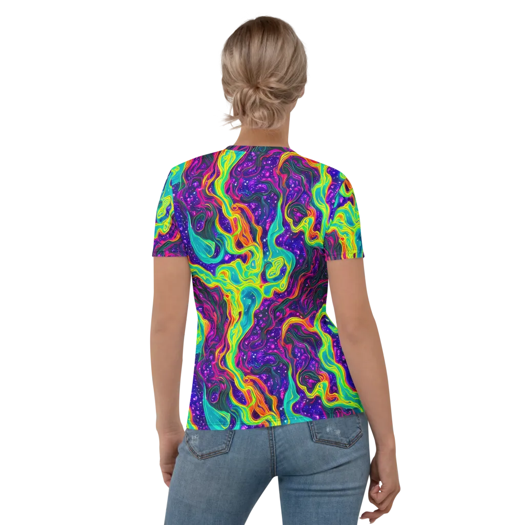 Infinite Ink on Women's Crew Neck T-Shirt — Back