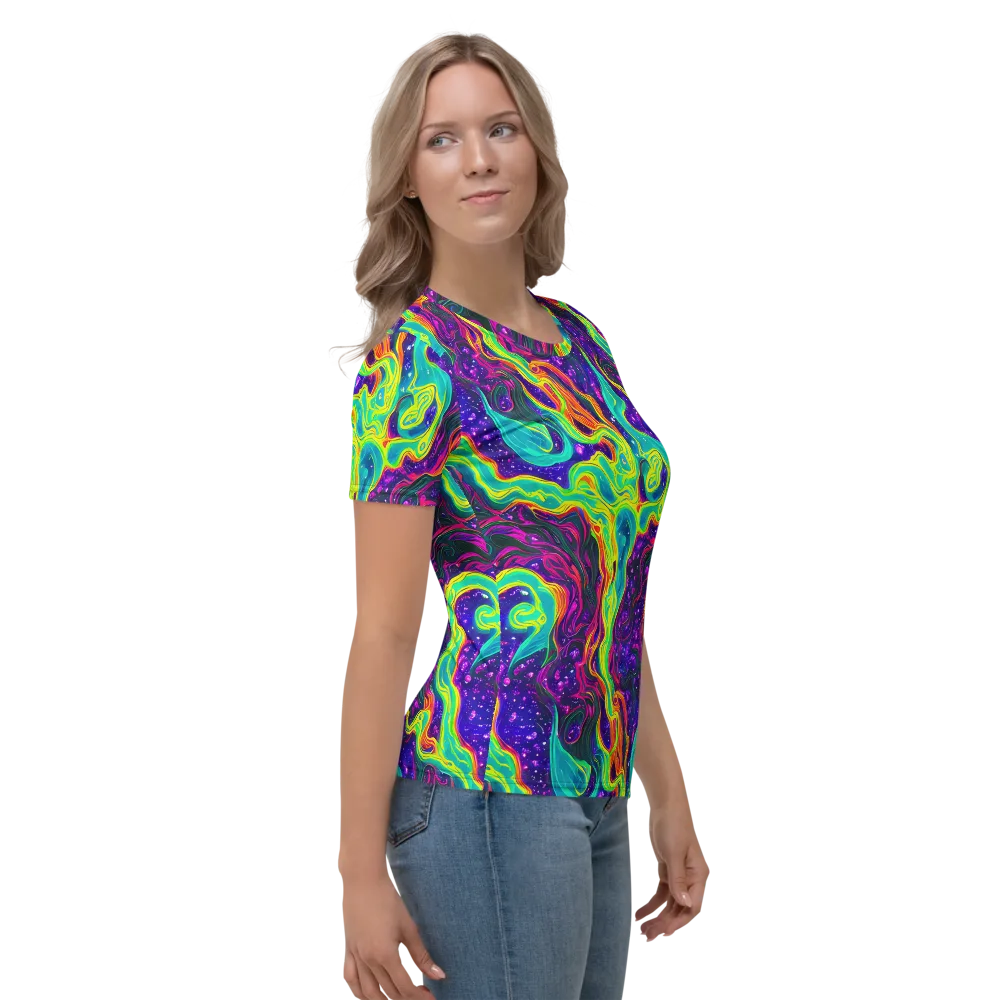 Infinite Ink on Women's Crew Neck T-Shirt — Right