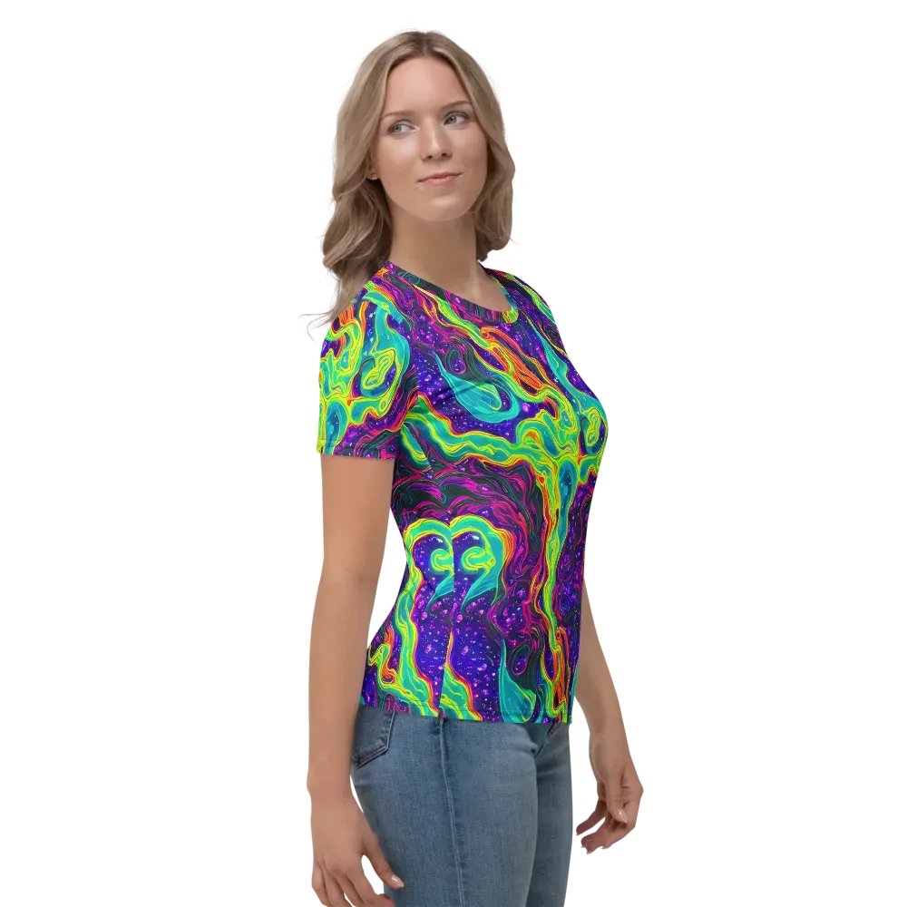 Infinite Ink on Women's Crew Neck T-Shirt — Right