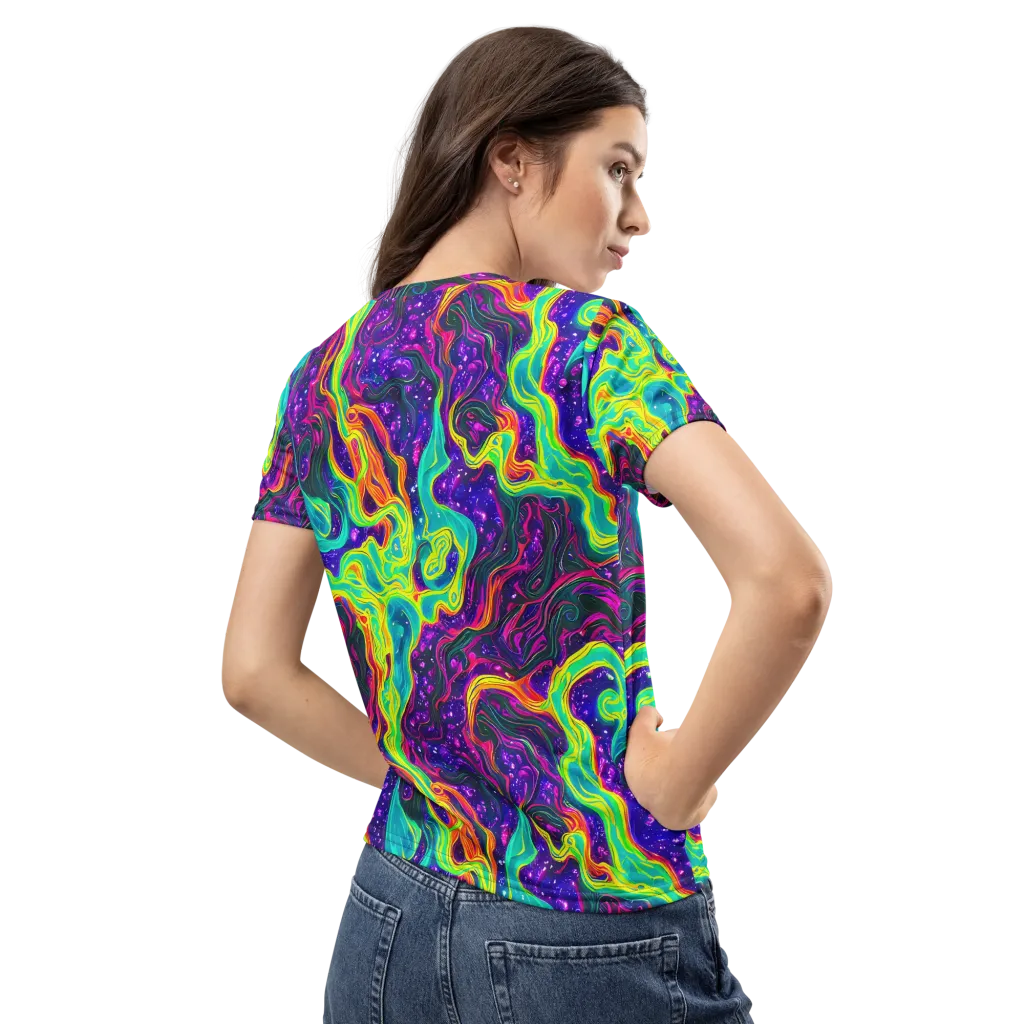 Infinite Ink on Women's Crew Neck T-Shirt — Back