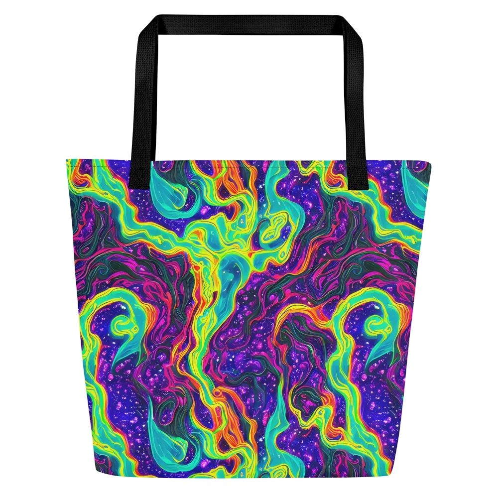 Infinite Ink on Large Tote Bag W/ Pocket — Front