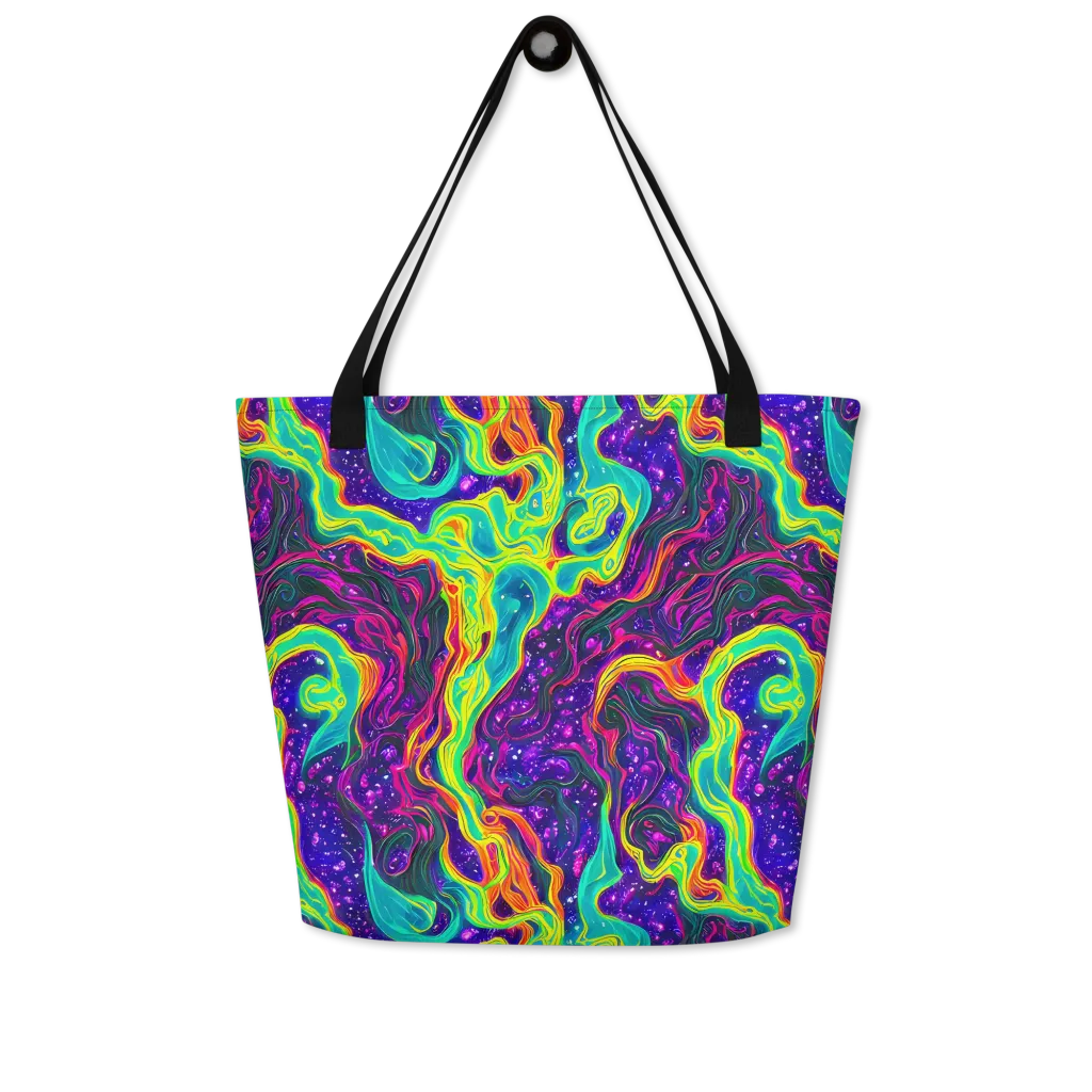 Infinite Ink on Large Tote Bag W/ Pocket — Front