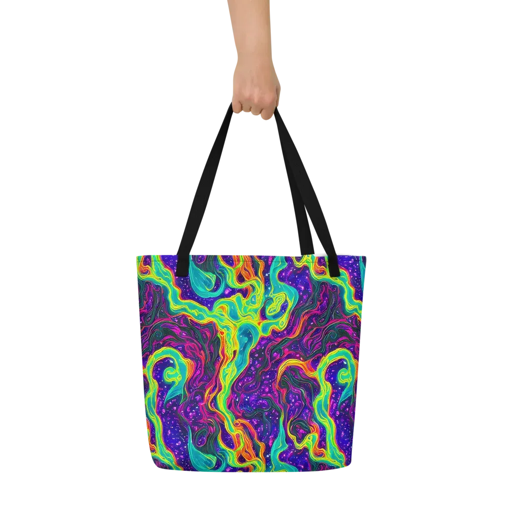 Infinite Ink on Large Tote Bag W/ Pocket — Front