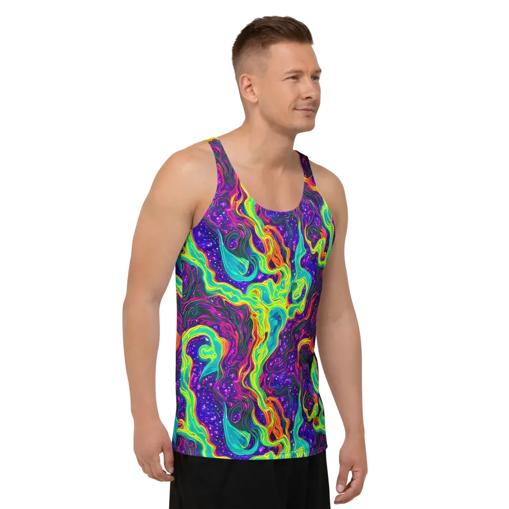 Infinite Ink on Men's Tank Top — Right Front