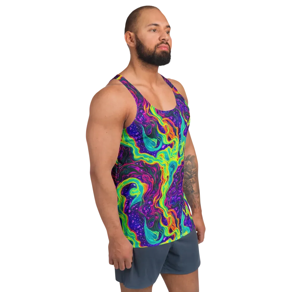 Infinite Ink on Men's Tank Top — Right Front
