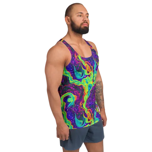 Infinite Ink on a Men's Tank Top