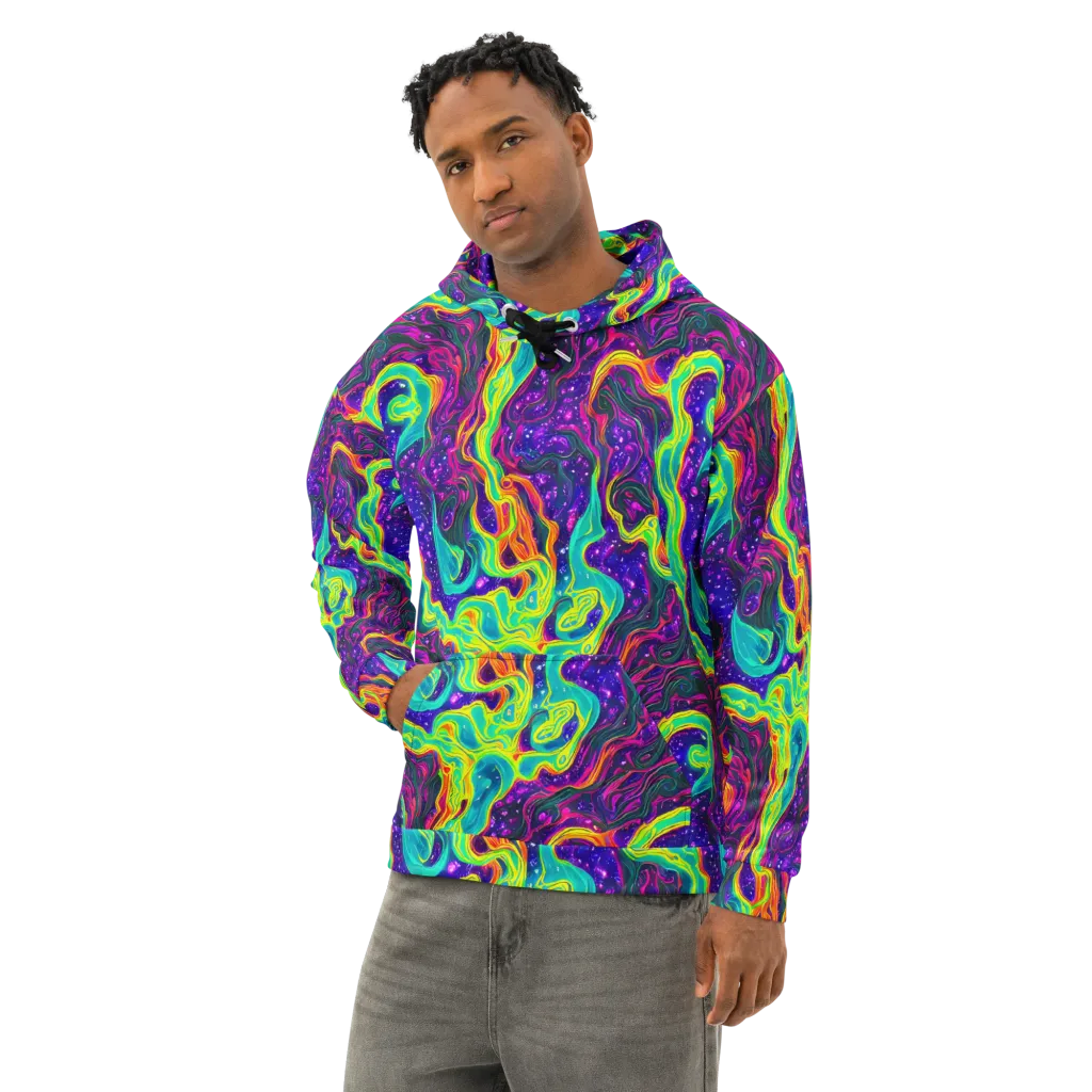 Infinite Ink on Cotton Hoodie — Left Front