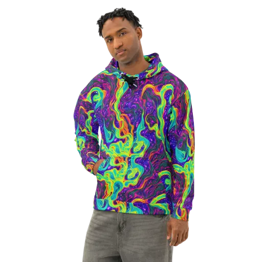 Infinite Ink on a Cotton Hoodie