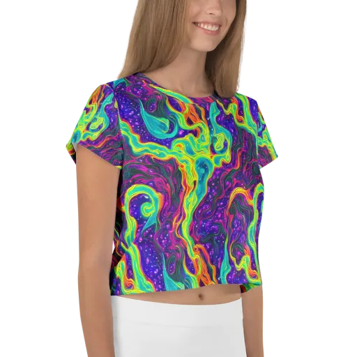 Infinite Ink on a Crop Tee