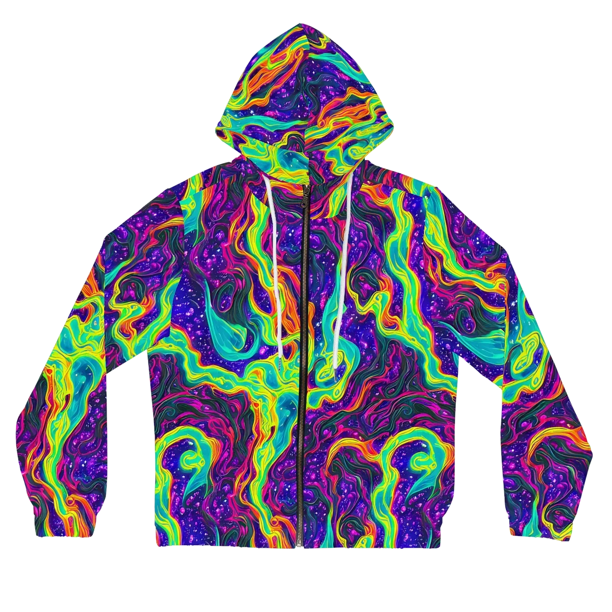 Infinite Ink on Women's Full-Zip Hoodie — Front