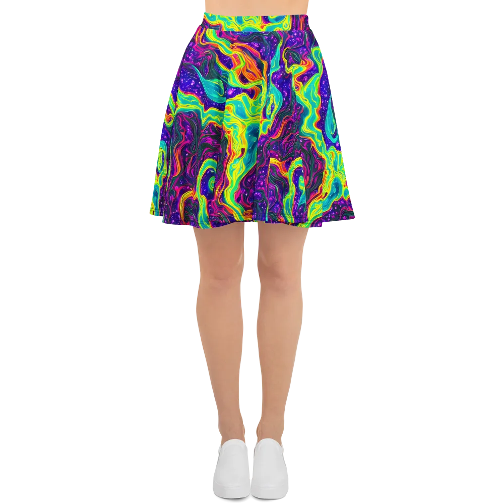 Infinite Ink on Skater Skirt — Front