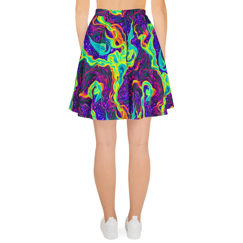 Infinite Ink on Skater Skirt — Back