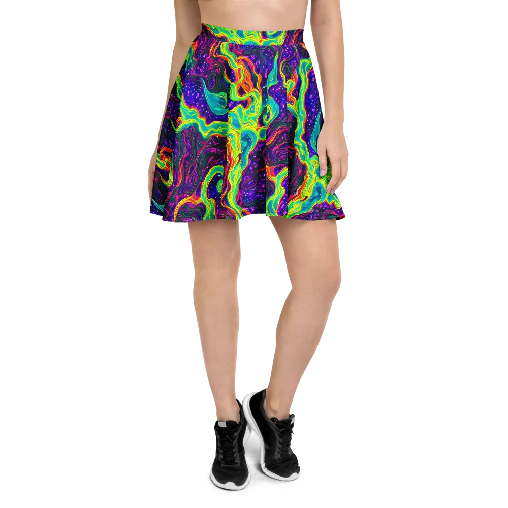 Infinite Ink on Skater Skirt — Front