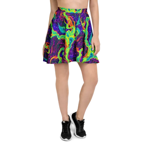 Infinite Ink on a Skater Skirt