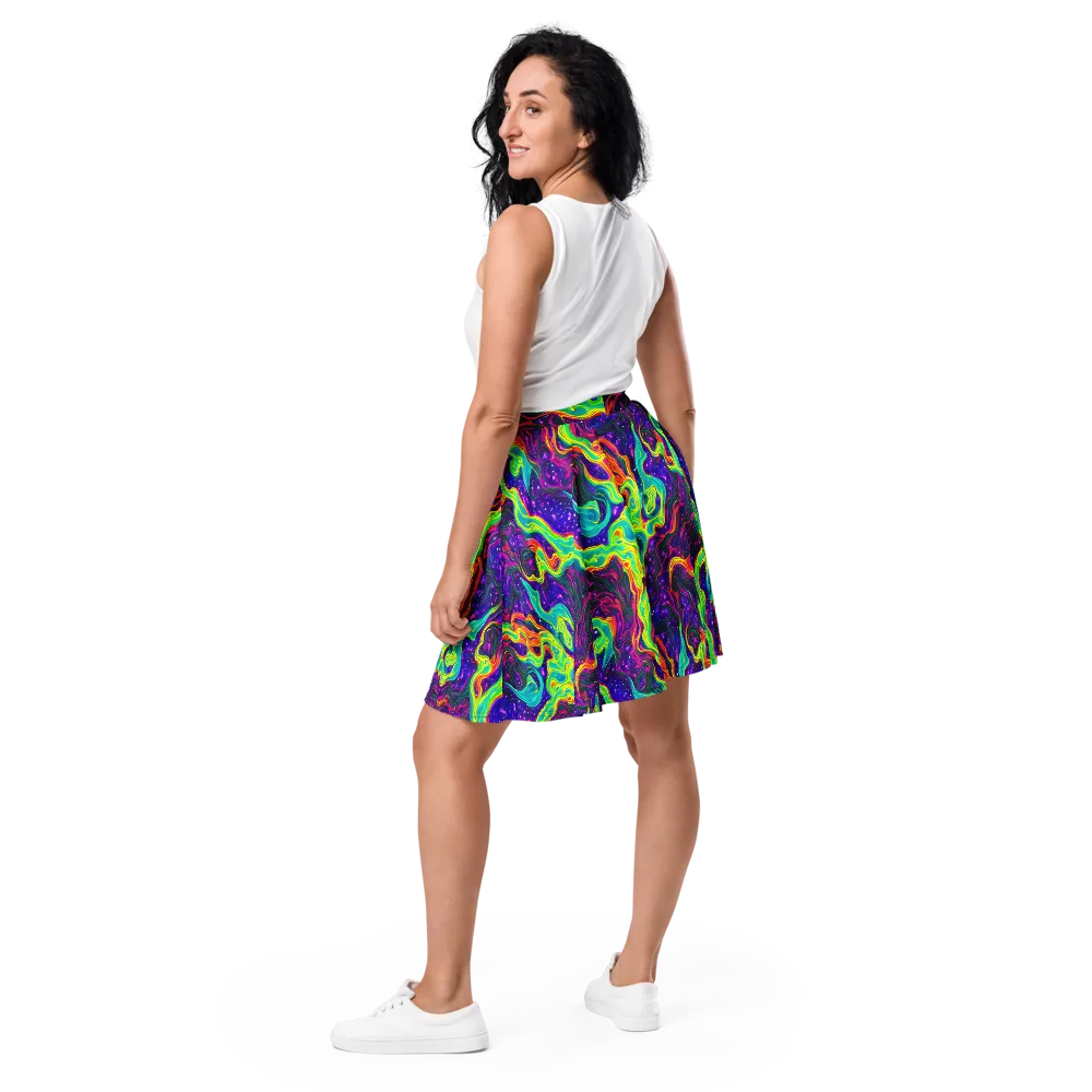 Infinite Ink on Skater Skirt — Back