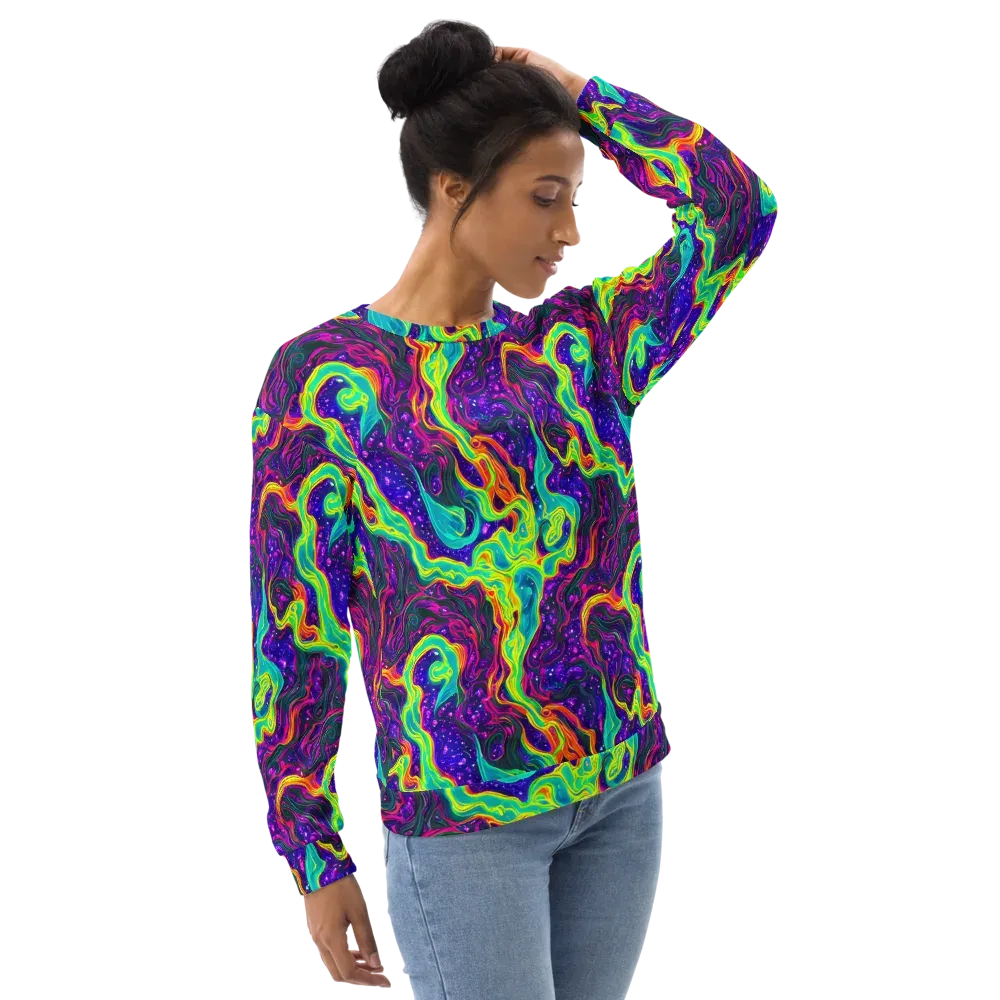Infinite Ink on Sweatshirt — Right Front