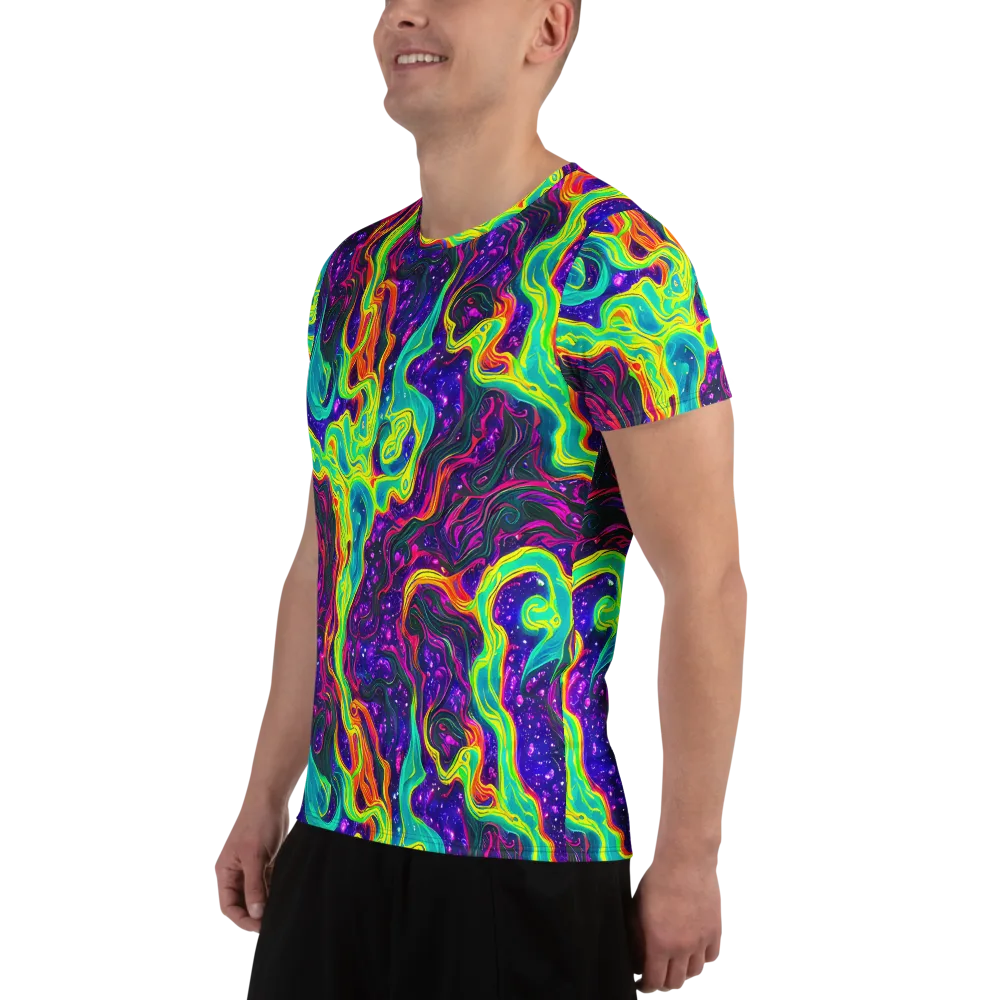 Infinite Ink on Men's Athletic T-Shirt — Left
