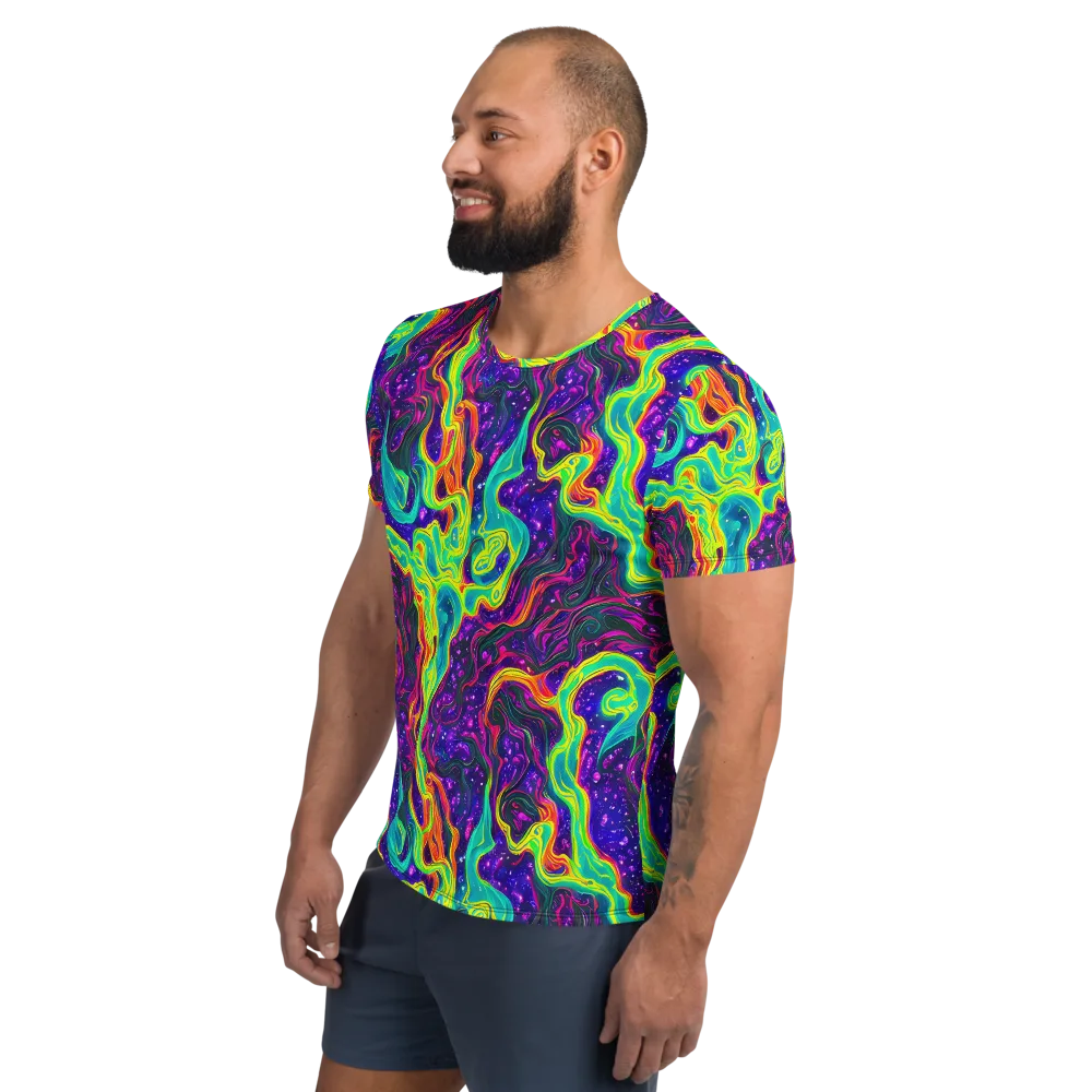 Infinite Ink on Men's Athletic T-Shirt — Left