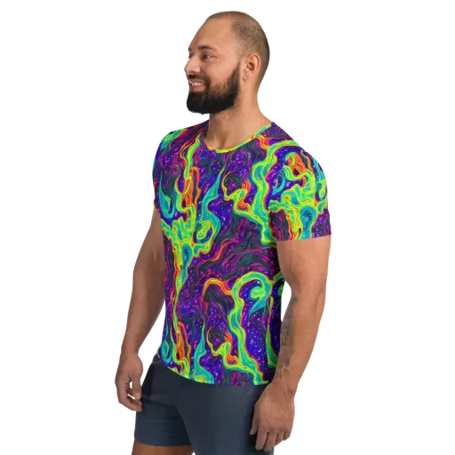 Infinite Ink on a Men's Athletic T-Shirt