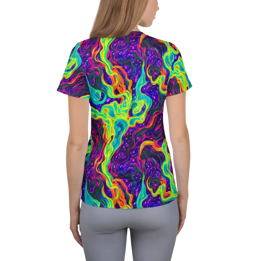 Infinite Ink on Women's Athletic T-Shirt — Back