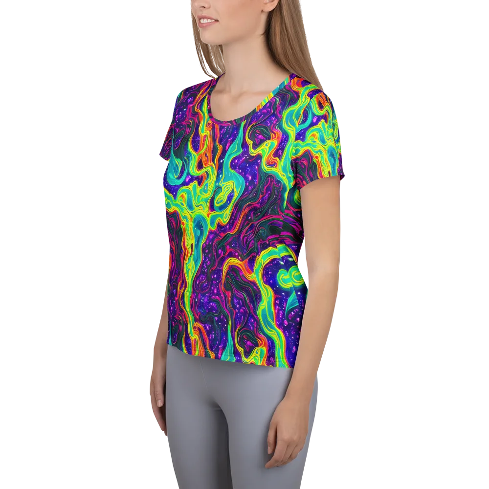 Infinite Ink on Women's Athletic T-Shirt — Left