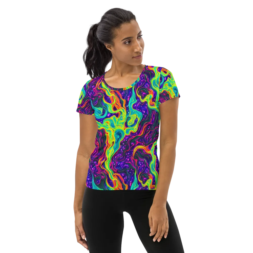 Infinite Ink on Women's Athletic T-Shirt — Front