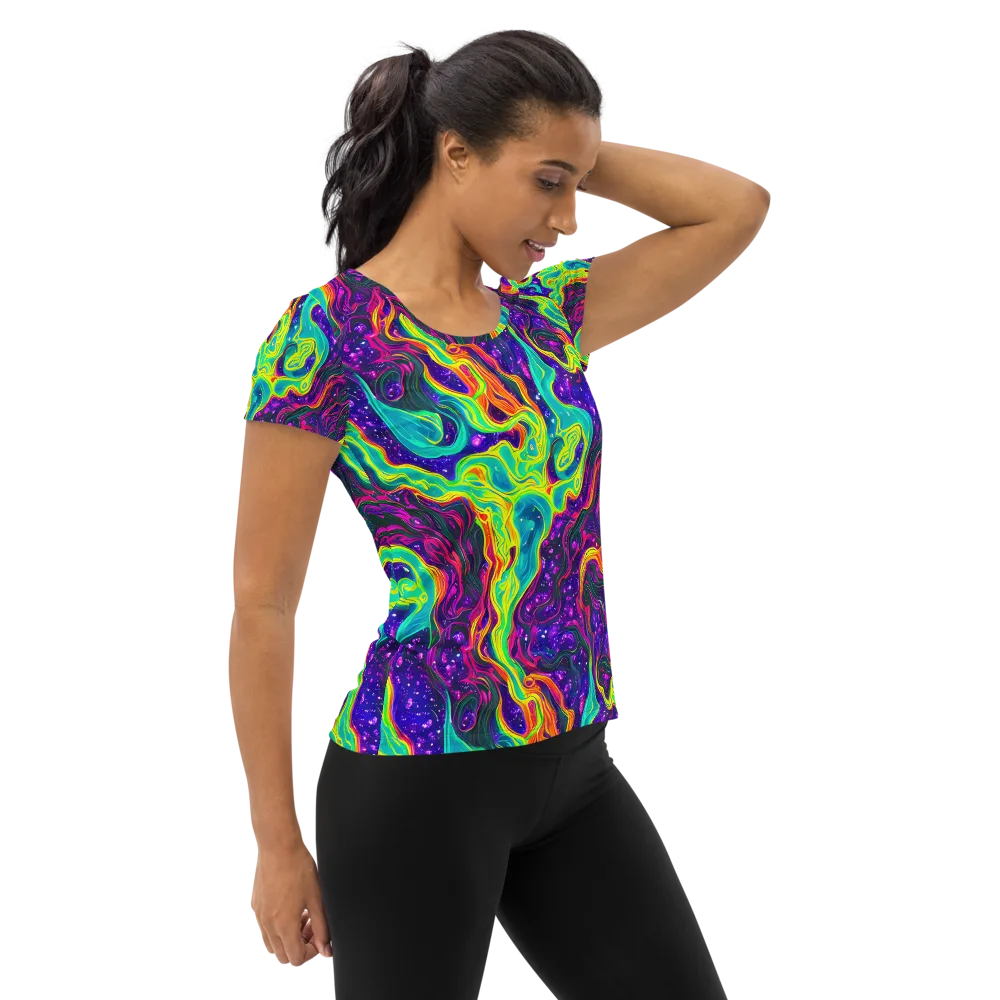 Infinite Ink on Women's Athletic T-Shirt — Right