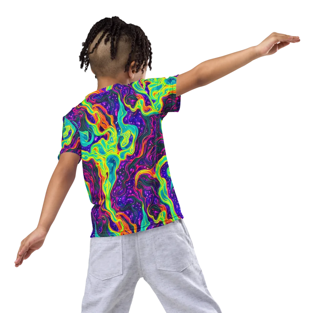 Infinite Ink on Kids Crew Neck T-Shirt — Back