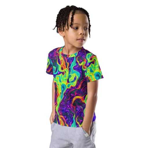 Infinite Ink on a Kids Crew Neck T-Shirt