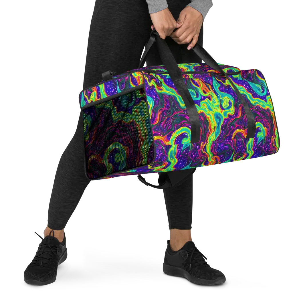 Infinite Ink on Duffle Bag — Right Front