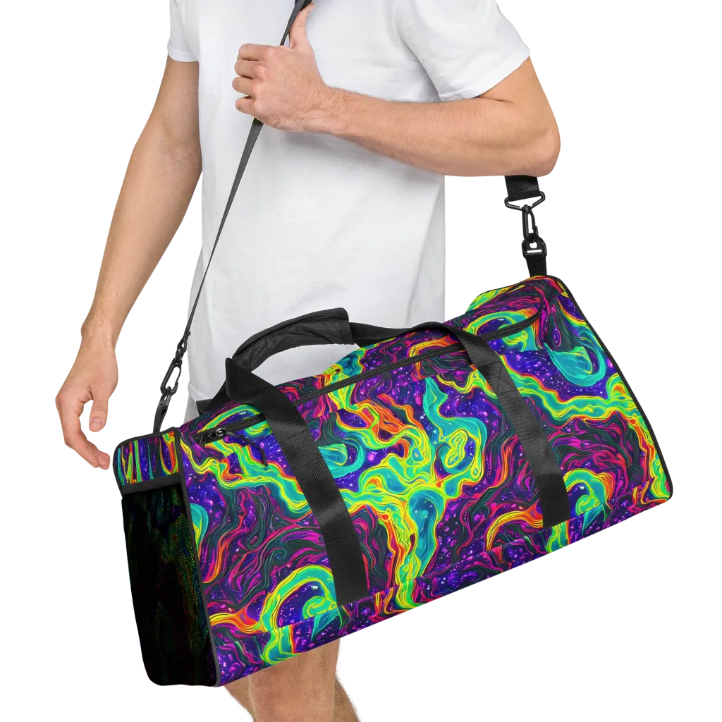 Infinite Ink on Duffle Bag — Right Front