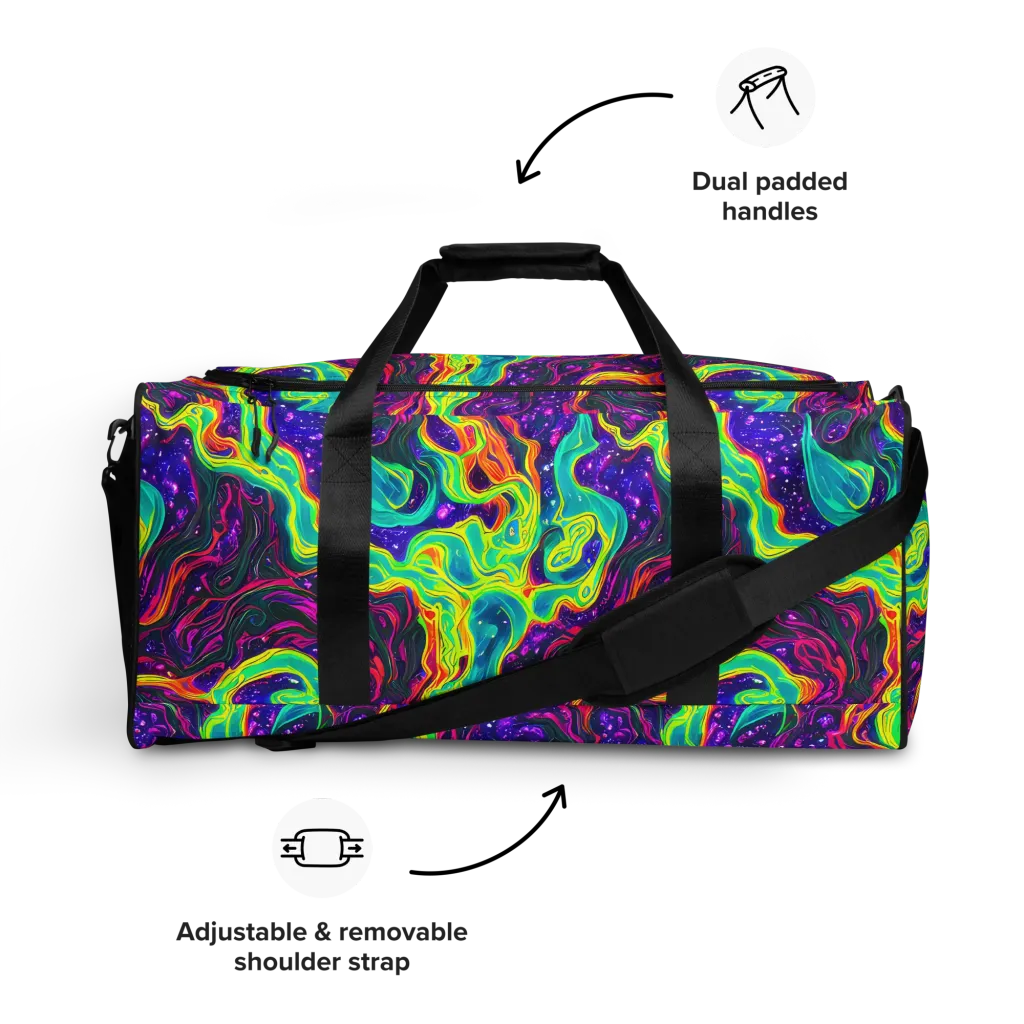 Infinite Ink on Duffle Bag — Front
