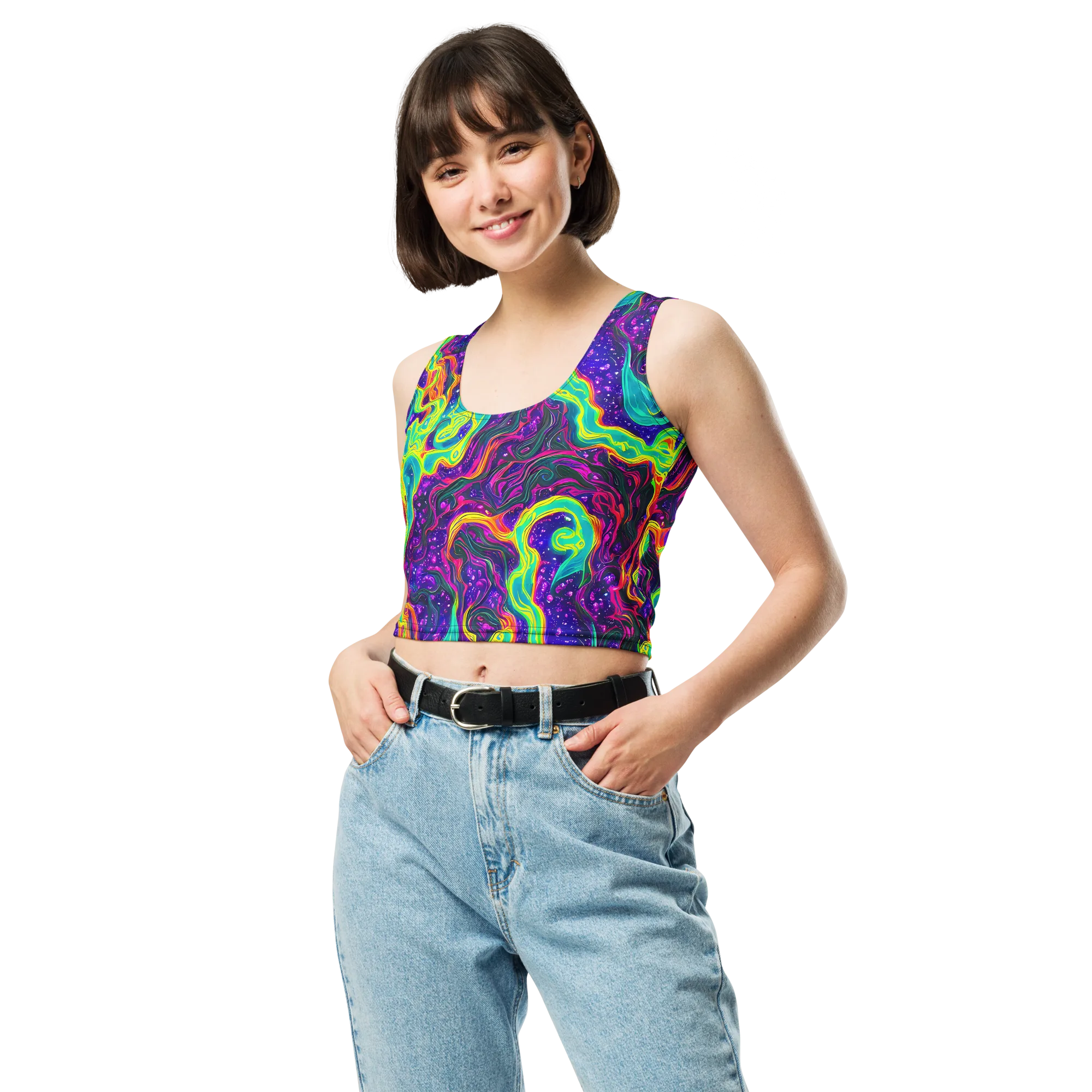 Infinite Ink on Crop Top — Front