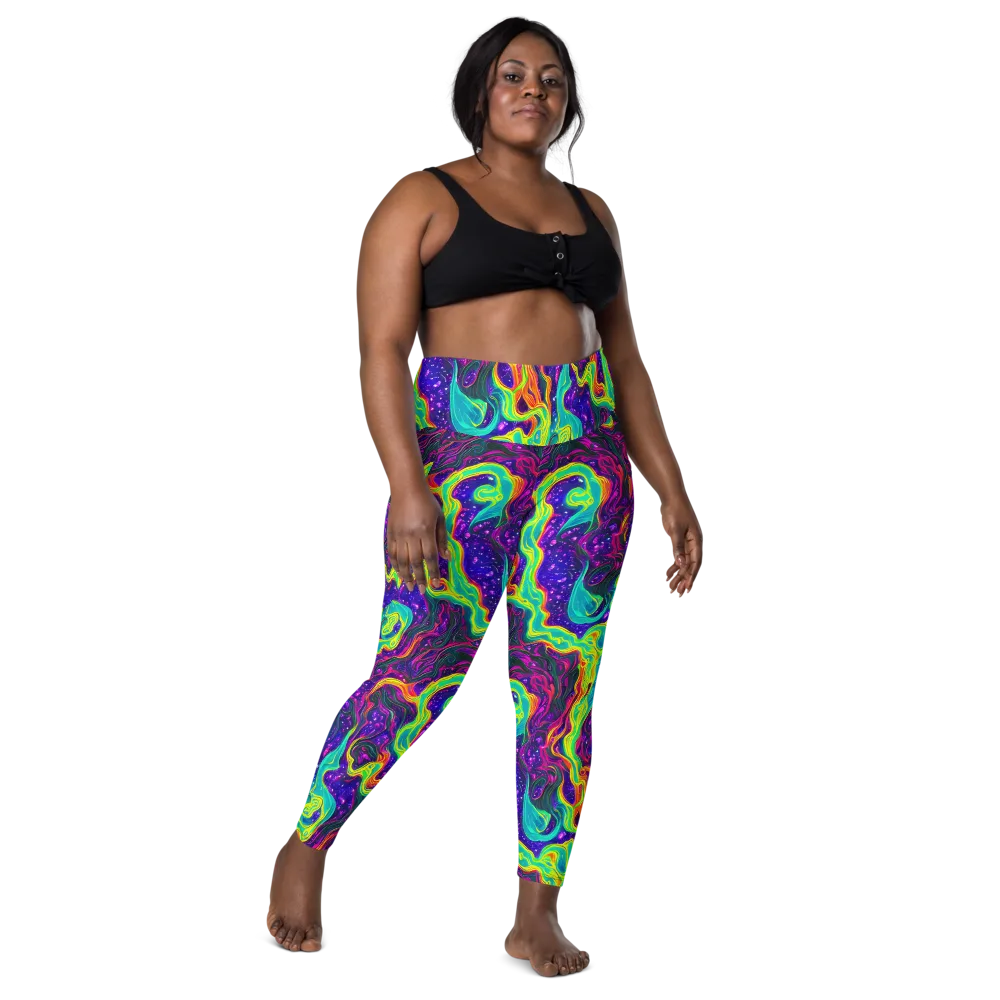 Infinite Ink on Leggings with Pockets — Front