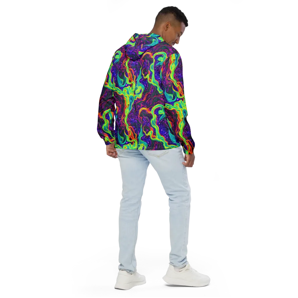 Infinite Ink on Men's Windbreaker — Back